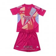 Segunda Camiseta Arsenal Portero 2024-2025 Nino