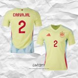 Segunda Camiseta Espana Jugador Carvajal 2024