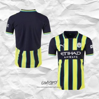 Segunda Camiseta Manchester City Authentic 2024-2025