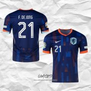 Segunda Camiseta Paises Bajos Jugador F.De Jong 2024