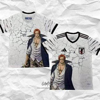 Camiseta Japon Anime ONE PIECE 2024-2025 Blanco Tailandia