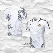 Camiseta Polo del Real Madrid Dragon 2024-2025 Blanco