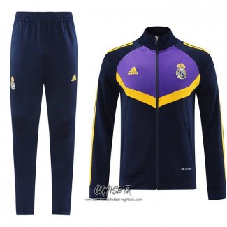 Chandal de Chaqueta del Real Madrid 2024-2025 Azul