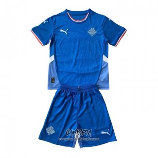 Primera Camiseta Islandia 2024 Nino