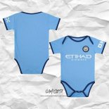 Primera Camiseta Manchester City 2024-2025 Bebe
