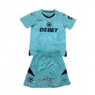 Primera Camiseta Wolves Portero 2024-2025 Nino