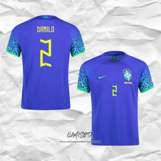 Segunda Camiseta Brasil Jugador Danilo 2022