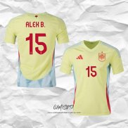 Segunda Camiseta Espana Jugador Alex B. 2024