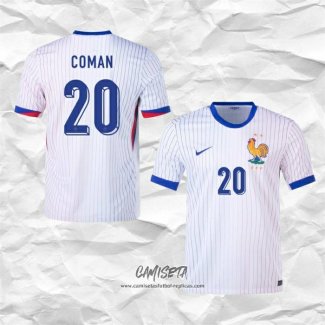 Segunda Camiseta Francia Jugador Coman 2024