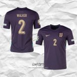 Segunda Camiseta Inglaterra Jugador Walker 2024