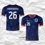 Segunda Camiseta Paises Bajos Jugador Gravenberch 2024