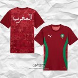 Camiseta Pre Partido del Marruecos 2024 Rojo