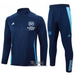 Chandal de Chaqueta del Arsenal 2024-2025 Nino Azul