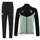 Chandal de Chaqueta del Real Madrid 2024-2025 Negro Verde