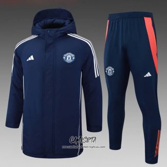 Chandal de Invierno del Manchester United 2024-2025 Azul