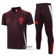 Conjunto Polo del Bayern Munich 2024-2025 Rojo