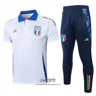 Conjunto Polo del Italia 2024-2025 Blanco