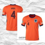 Primera Camiseta Paises Bajos Jugador Virgil 2024