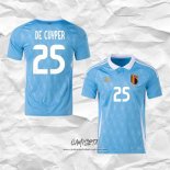 Segunda Camiseta Belgica Jugador De Cuyper 2024