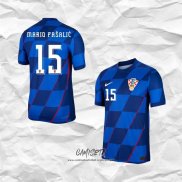 Segunda Camiseta Croacia Jugador Mario Pasalic 2024