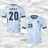 Segunda Camiseta Portugal Jugador Cancelo 2024