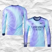 Tercera Camiseta Arsenal 2024-2025 Manga Larga