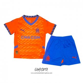 Tercera Camiseta Olympique Marsella 2024-2025 Nino