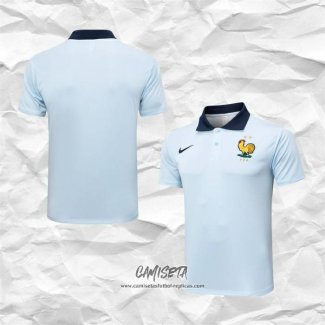 Camiseta Polo del Francia 2024-2025 Azul