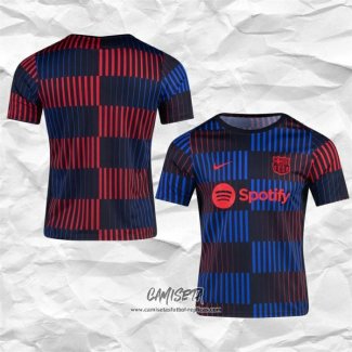 Camiseta Pre Partido del Barcelona 2024 Azul