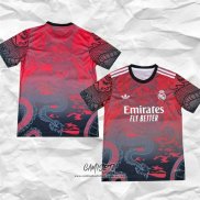 Camiseta Real Madrid Dragon 2024-2025 Rojo Tailandia