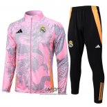 Chandal de Chaqueta del Real Madrid Dragon 2024-2025 Rosa