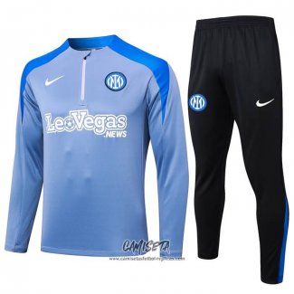 Chandal de Sudadera del Inter Milan 2024-2025 Azul