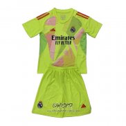 Cuarto Camiseta Real Madrid Portero 2024-2025 Nino