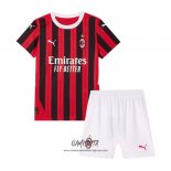 Primera Camiseta AC Milan 2024-2025 Nino