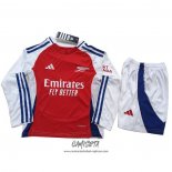 Primera Camiseta Arsenal 2024-2025 Nino Manga Larga