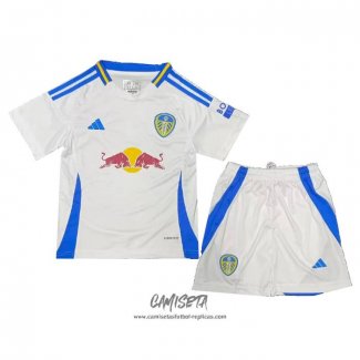 Primera Camiseta Leeds United 2024-2025 Nino