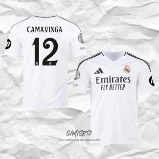 Primera Camiseta Real Madrid Jugador Camavinga 2024-2025