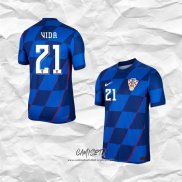 Segunda Camiseta Croacia Jugador Vida 2024