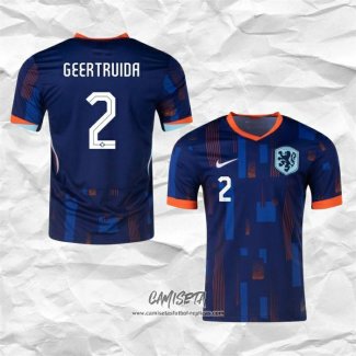 Segunda Camiseta Paises Bajos Jugador Geertruida 2024