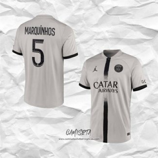 Segunda Camiseta Paris Saint-Germain Jugador Marquinhos 2022-2023