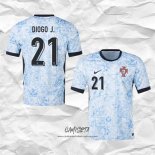 Segunda Camiseta Portugal Jugador Diogo J. 2024