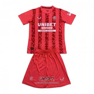 Segunda Camiseta Rangers Portero 2024-2025 Nino