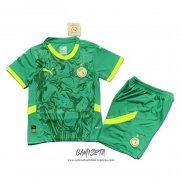 Segunda Camiseta Senegal 2025 Nino