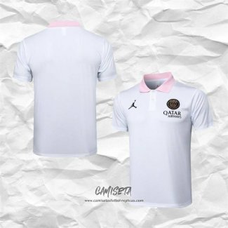 Camiseta Polo del Paris Saint-Germain Jordan 2024-2025 Blanco