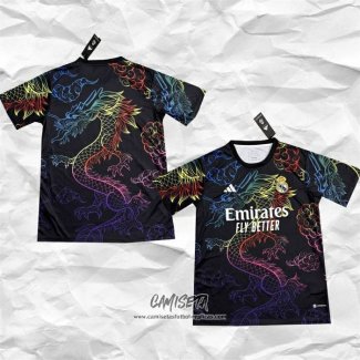 Camiseta Real Madrid del Dragon 2024-2025 Negro Tailandia