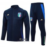 Chandal de Chaqueta del Italia 2024-2025 Nino Azul