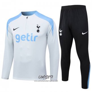 Chandal de Sudadera del Tottenham Hotspur 2024-2025 Gris