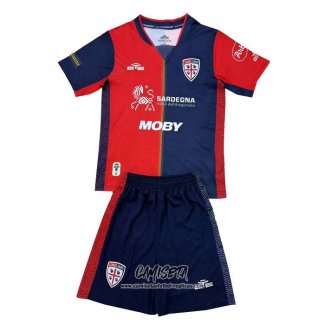 Primera Camiseta Cagliari Calcio 2024-2025 Nino