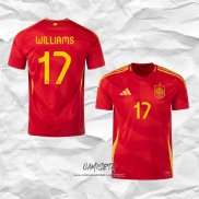 Primera Camiseta Espana Jugador Williams 2024