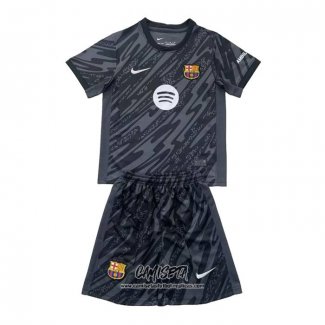 Tercera Camiseta Barcelona Portero 2024-2025 Nino